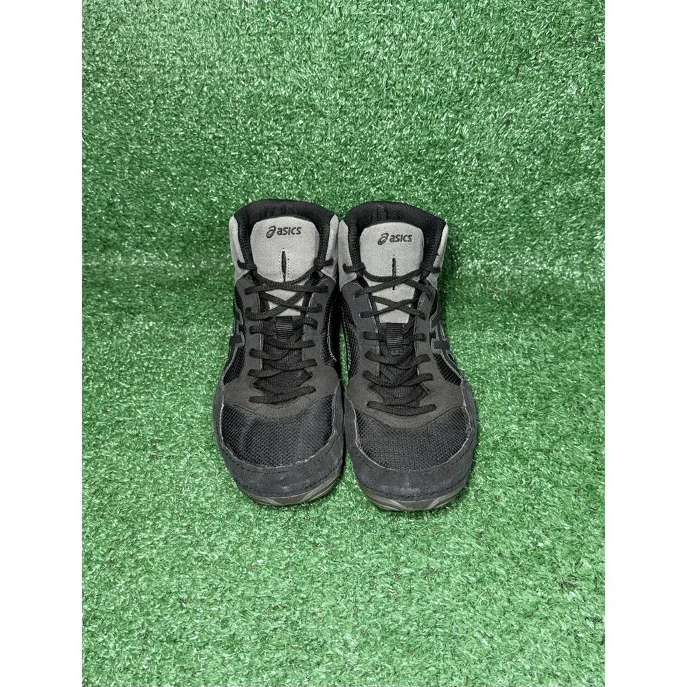 ASICS Snapdown 2 Mens 8 / Womens 9.5 Black Grey Wrestling Shoes Sneakers J703Y